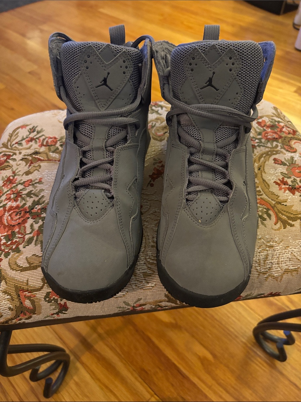 Jordan Men’s High-Top Sneakers in Gray